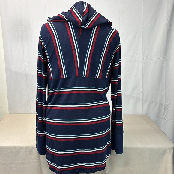 LuLaRoe Amber Striped Hoodie w/Kangaroo Pocket sz 2XL - Picture 5 of 16